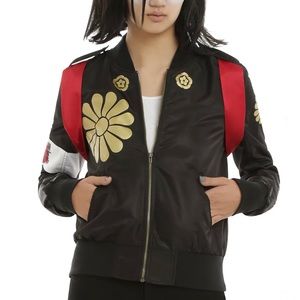Torrid Suicide Squad Katana Crop Bomber Jacket